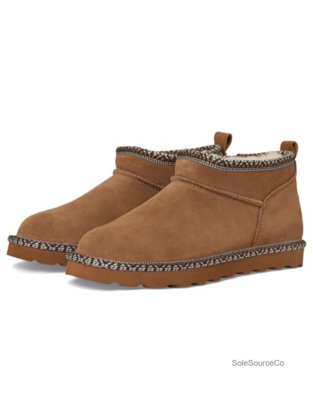 Super Shorty Deco II Water-Resistant Suede Ankle Boots Pull-On